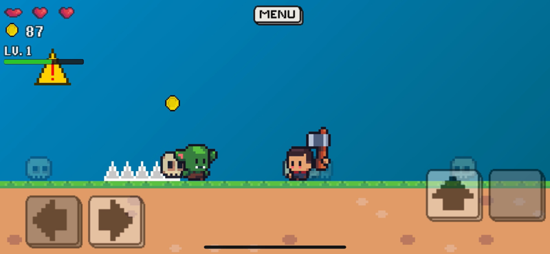Cornered battle with goblin