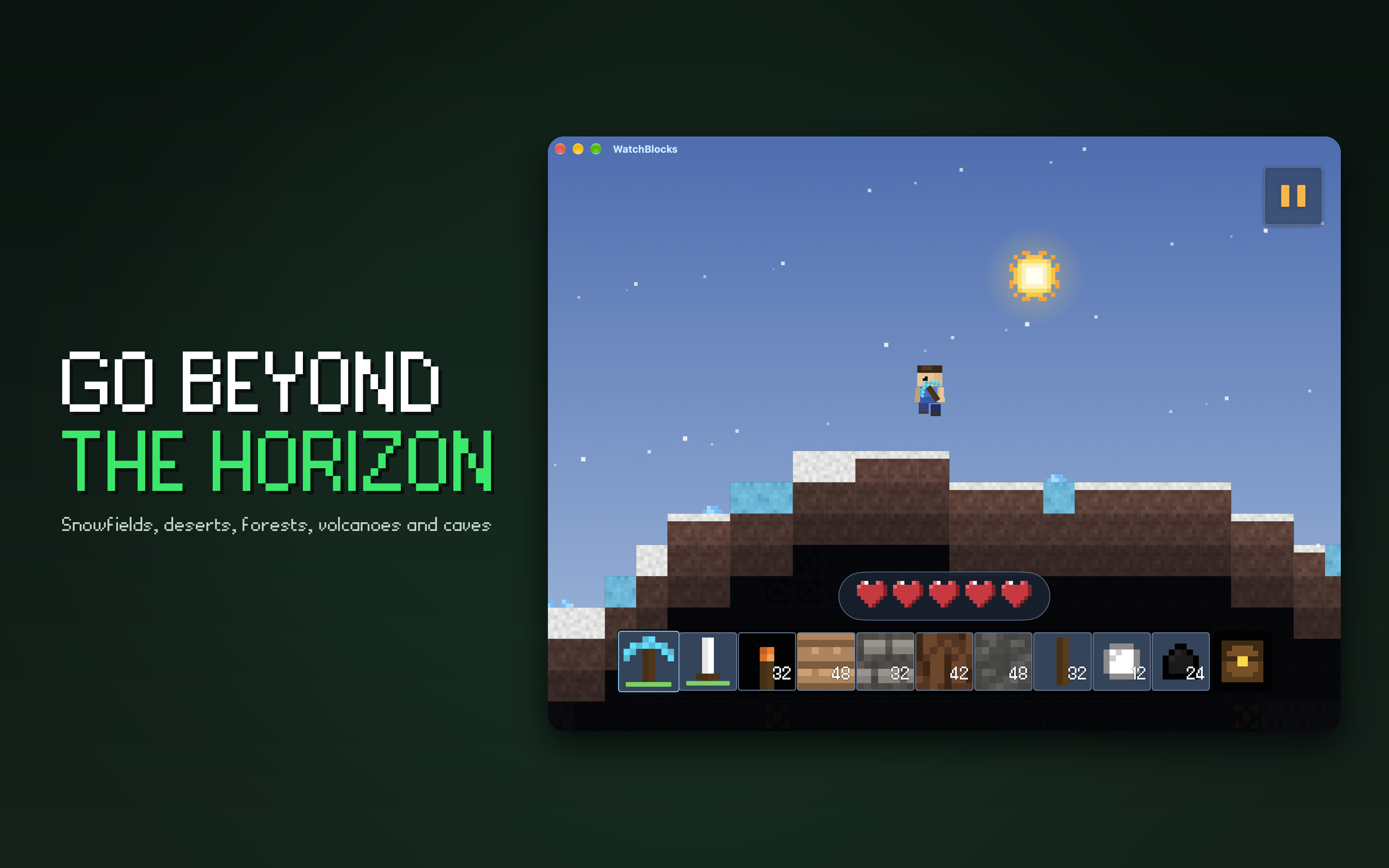 WatchBlocks biomes and terrain on Mac