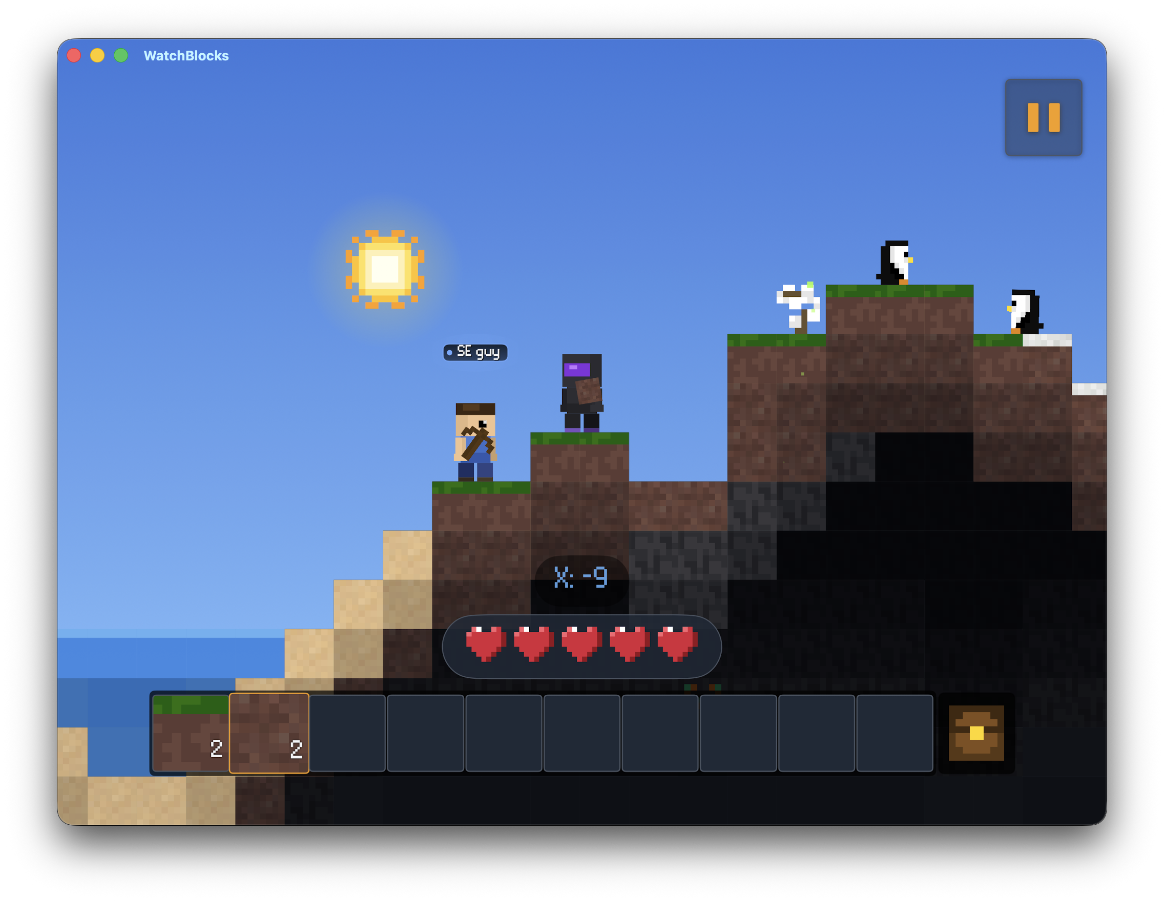 WatchBlocks multiplayer world