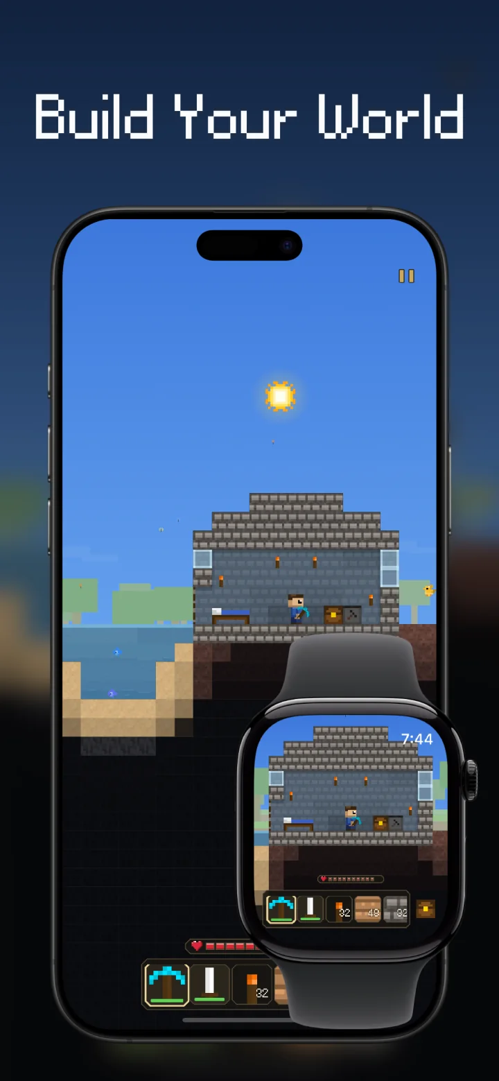 WatchBlocks on iPhone: Build Your World